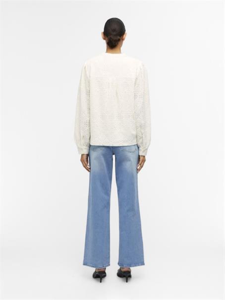 OBJFEODORA MARIKA L/S SHIRT NOOS cloud dancer