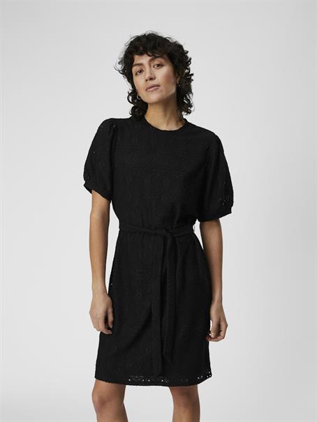 OBJFEODORA S/S SHORT DRESS NOOS black