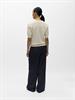 OBJFLAUNY S/S RE KNIT TOP 143 birch