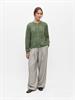 OBJFLORA RE LS KNIT BUTTON CARDIGAN NOOS bronze green