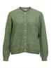 OBJFLORA RE LS KNIT BUTTON CARDIGAN NOOS bronze green