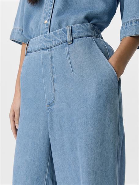 OBJFRAME LISA WIDE MW PANT NOOS light blue denim