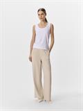 OBJFRAME LISA WIDE MW PANT NOOS sandshell