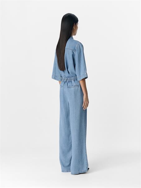 OBJFRAME LISA WIDE MW PANTS NOOS light blue denim