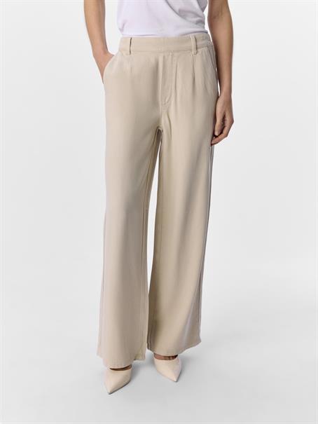OBJFRAME LISA WIDE MW PANTS NOOS sandshell