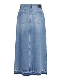 OBJHARPER HW DENIM SKIRT 132 medium blue denim