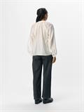 OBJHEIDI L/S LO V-NECK TOP NOOS cloud dancer