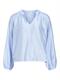 OBJHEIDI L/S LO V-NECK TOP NOOS cornflower blue