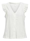 OBJHELEN NOUR RE S/S TOP 134 cloud dancer