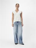 OBJHELEN NOUR RE S/S TOP 134 cloud dancer