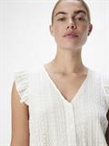 OBJHELEN NOUR RE S/S TOP 134 cloud dancer