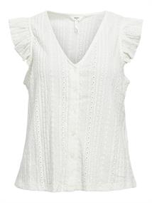 OBJHELEN NOUR RE S/S TOP 134 cloud dancer