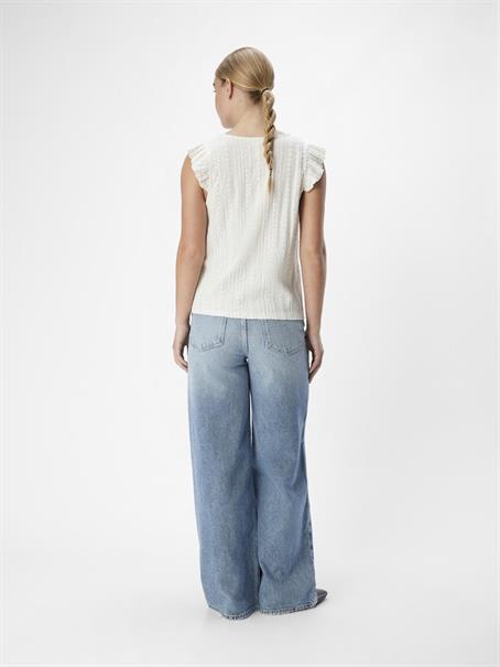 OBJHELEN NOUR RE S/S TOP 134 cloud dancer