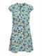 OBJHIROMI S/S SHORT DRESS 126 cloud dancer