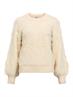 OBJHOLLOW L/S RE KNIT PULLOVER NOOS birch