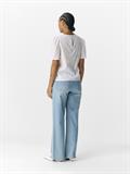 OBJILLY S/S RE O-NECK TOP 138 cloud dancer