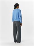OBJINGE L/S RE O-NECK KNIT NOOS cornflower blue