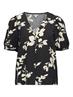 OBJJACIRA S/S V-NECK TOP NOOS black1