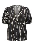 OBJJACIRA S/S V-NECK TOP NOOS black2