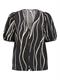 OBJJACIRA S/S V-NECK TOP NOOS black2