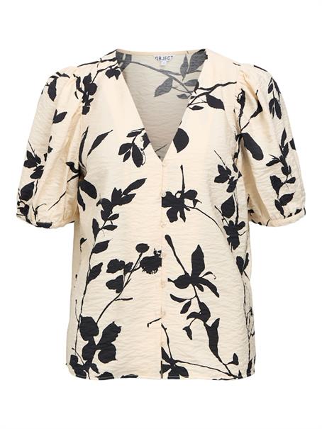 OBJJACIRA S/S V-NECK TOP NOOS sandshell1