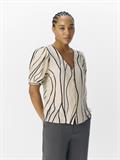 OBJJACIRA S/S V-NECK TOP NOOS sandshell2
