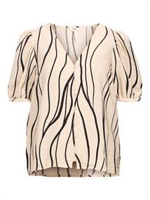 OBJJACIRA S/S V-NECK TOP NOOS sandshell2