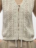 OBJJOLIN S/L RE KNIT TOP 144 birch