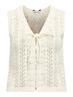 OBJJOLIN S/L RE KNIT TOP 144 birch