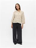 OBJKAISA FLORA 3/4 LO KNIT CARDIGAN NOOS birch