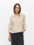 OBJKAISA FLORA 3/4 LO KNIT CARDIGAN NOOS birch