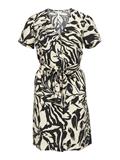 OBJKARINA S/S RE SHORT DRESS NOOS sandshell1