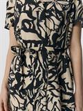 OBJKARINA S/S RE SHORT DRESS NOOS sandshell1