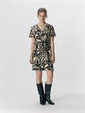 OBJKARINA S/S RE SHORT DRESS NOOS sandshell1