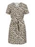 OBJKARINA S/S RE SHORT DRESS NOOS sandshell3