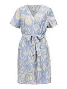 OBJKARINA S/S RE SHORT DRESS NOOS sandshell