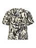 OBJKARINA S/S RE V-NECK TOP NOOS sandshell1