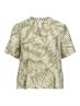 OBJKARINA S/S RE V-NECK TOP NOOS sandshell2