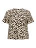 OBJKARINA S/S RE V-NECK TOP NOOS sandshell3