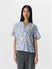 OBJKARINA S/S RE V-NECK TOP NOOS sandshell