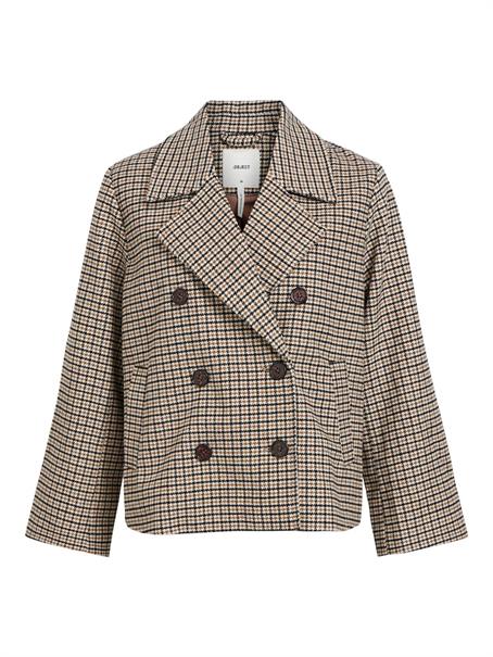 OBJKEILY SHORT JACKET NOOS sepia
