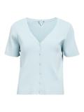 OBJKELLY S/S RE V-NECK CARDIGAN NOOS winter sky