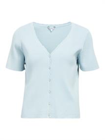 OBJKELLY S/S RE V-NECK CARDIGAN NOOS winter sky