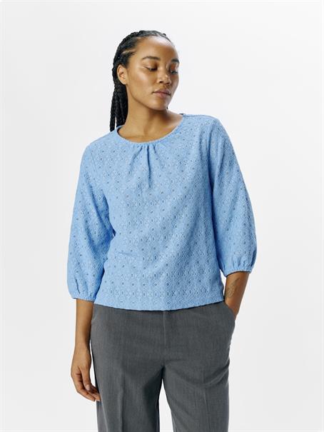 OBJLAILA 3/4 RE TOP NOOS cornflower blue