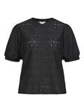 OBJLAILA S/S RE TOP NOOS black