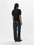 OBJLAILA S/S RE TOP NOOS black