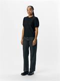 OBJLAILA S/S RE TOP NOOS black