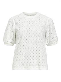 OBJLAILA S/S RE TOP NOOS cloud dancer