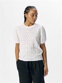 OBJLAILA S/S RE TOP NOOS cloud dancer