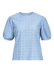 OBJLAILA S/S RE TOP NOOS cornflower blue